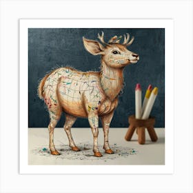 Deer! 52 Art Print