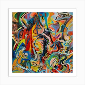 Abstract Painting 55 Art Print