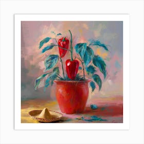 Mexican Peppers 1 Art Print