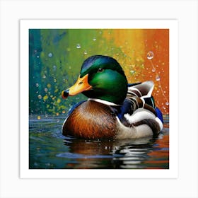 Mallard Duck Art Print