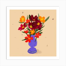 Flowers In A Vase Art Print