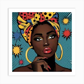 Shani Pop African Woman Art Print