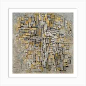 Squares And Triangles Art Print