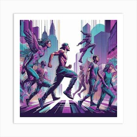 City Of Angels 1 Art Print