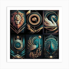 Art Deco 22 Art Print