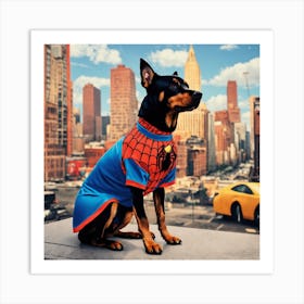 Spider-Man Dog 2 Art Print