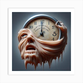 Clock Of The Dead Art Print