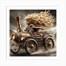 Steam Train 8 Art Print