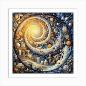 Spiral Universe Art Print