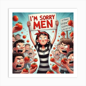 I'M Sorry Men 2 Art Print