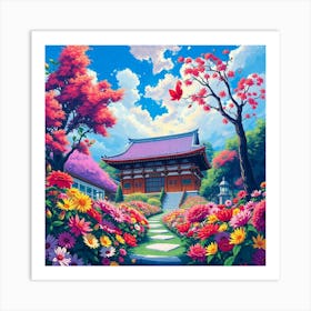 Japanese Garden 6 Art Print