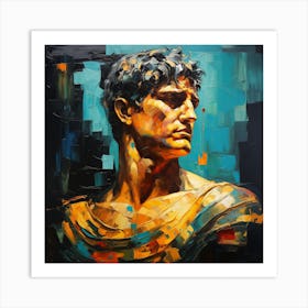 Bust Of Rome Art Print