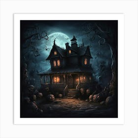 Haunted House 12 Art Print