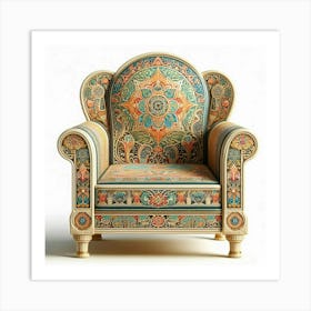 Russian Armchair Art Print