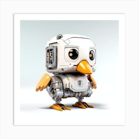 Robot Bird Art Print