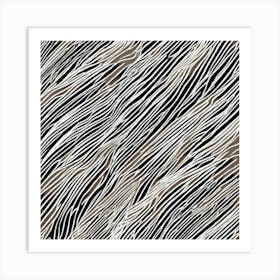 Zebra Stripes 1 Art Print