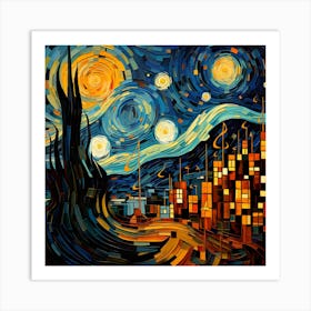 Starry Night 41 Art Print