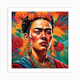 Special 8 M Frida Khalo Art Print