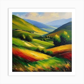 Landscape Painting 151 Art Print