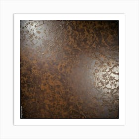 Photography Backdrop PVC brown painted pattern 15 Art Print