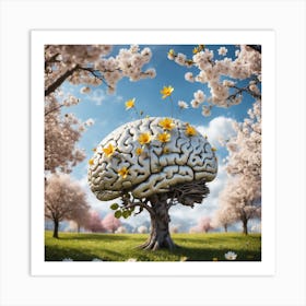 Blossoming Brain Art Print