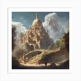 Fantasy Castle 60 Art Print