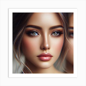 Portrait Of A Woman 3 Art Print