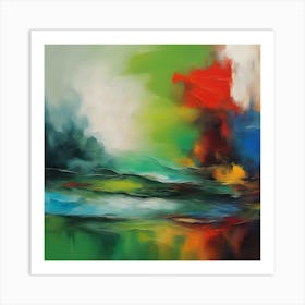 Abstract Painting 16 Art Print