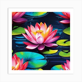 Lotus Flower 18 Art Print