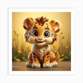 Lion Cub 22 Art Print