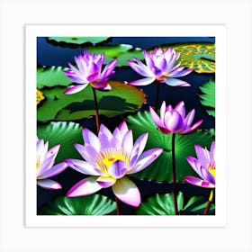 Lotus Flower 61 Art Print