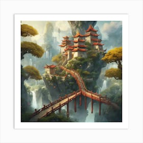 Chinese Temple 1 Art Print