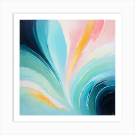 Abstract Swirls Art Print