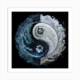 Yin Yang Art Print