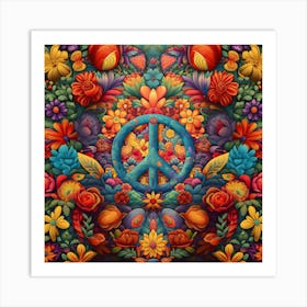 Peace Sign 5 Art Print