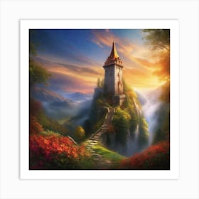 Fairytale Castle 22 Art Print