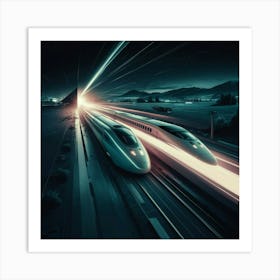 High Speed Train 16 Art Print