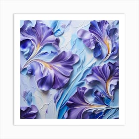 Abstract Flower Painting 5 Art Print