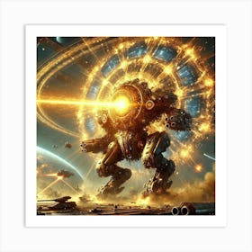 Zenith Forge Walker Solar Nova Burst Art Print