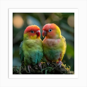 Lovebirds 14 Art Print