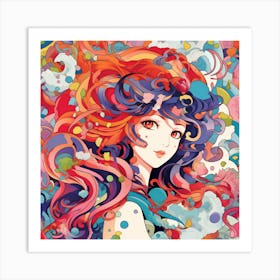  Anime Patterns Art Print