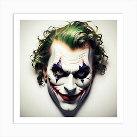 Joker Mask Art Print