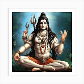 Lord Shiva 12 Art Print