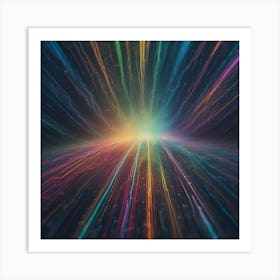 Abstract Space Background 11 Art Print