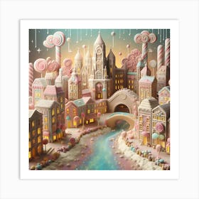 Christmas City Art Print