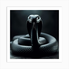 Black Cobra 2 Art Print