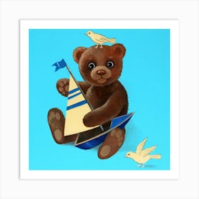 B�rchen Mit Boot Art Print