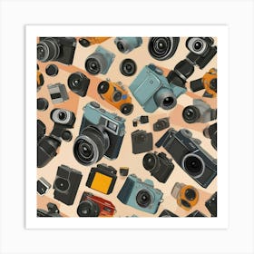 Camera Collection Art Print