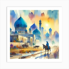 Uzbekistan Art Print