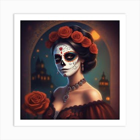 Day Of The Dead 2 Art Print